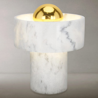 Tom Dixon Stone Table Lamp, Marble Tom Dixon Stone Table Lamp, Marble